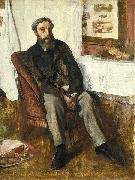 Edgar Degas Portrait of a Man oil painting reproduction